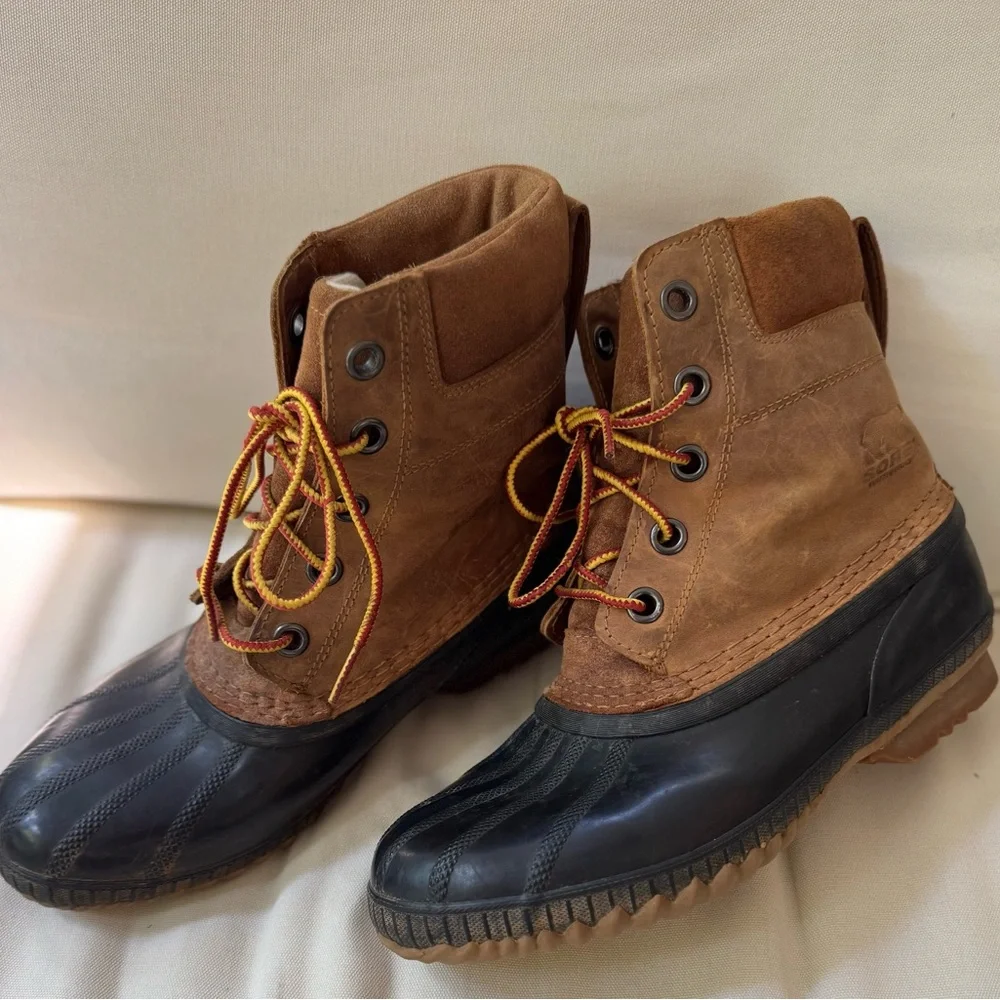 Sorel Cheyanne Waterproof Leather Boot Mens Size 7